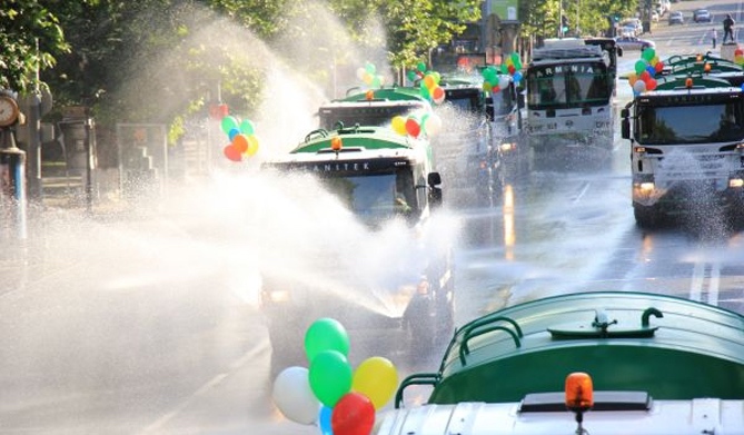 Свежие новости: Парад поливальных машин в Ереване