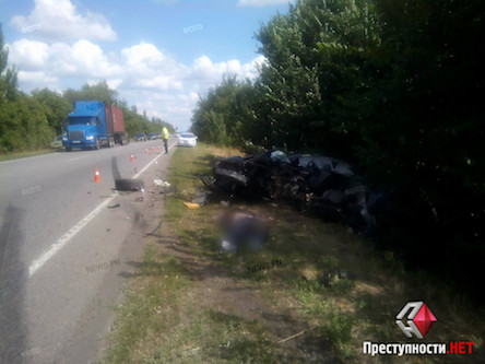 Свежие новости: Около Николаева грузовик протаранил «BWM» – погиб водитель легковушки 18+