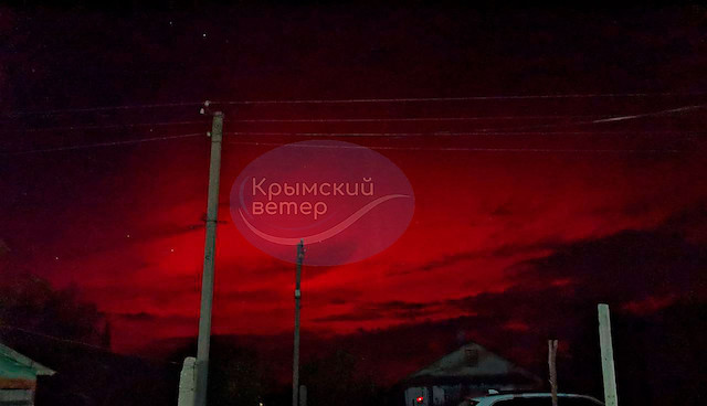 Свежие новости: Небо над Україною стало червоного кольору