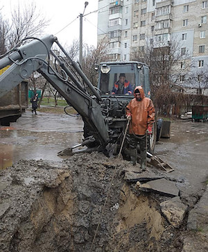 Свежие новости: Из-за порыва бригада «Николаевводоканала» устраняет аварию