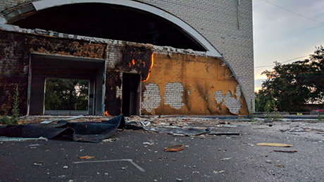 Свежие новости: В Николаеве горела территория бывшего катка