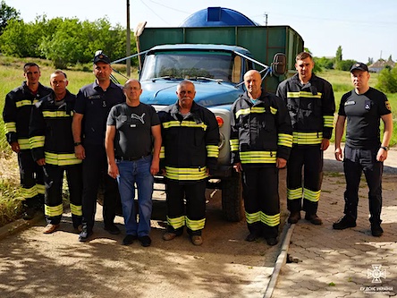 Свежие новости: На Миколаївщині шестеро добровольців об'єднались у пожежну команду