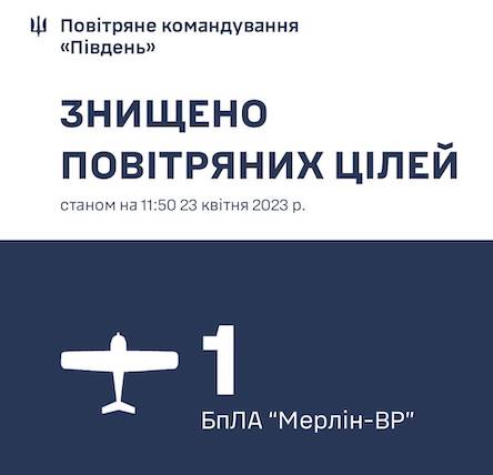 Свежие новости: У Миколаївській області збили російський розвідувальний безпілотник