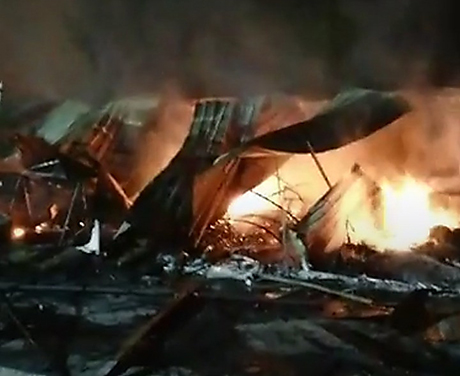 Свежие новости: В центре Коблево горели торговые павильоны – пострадал один человек