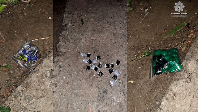 Свежие новости: Николаевские патрульные задержали трех парней с полусотней «закладок»