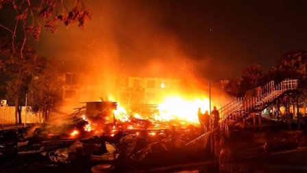 Свежие новости: Пожар в лагере 