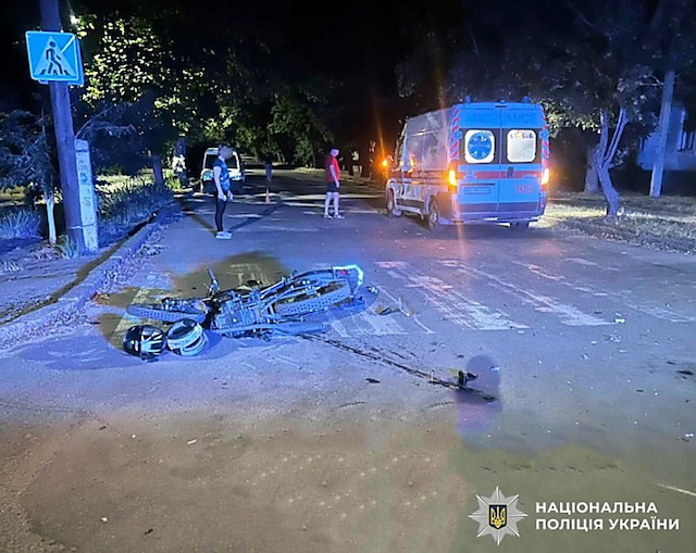 Свежие новости: У Вознесенську мотоцикл зіткнувся зі 