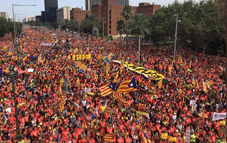 Свежие новости: В Барселоне прошел масштабный митинг за независимость