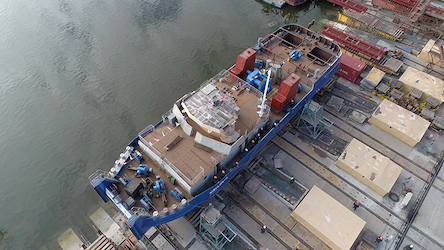 Свежие новости: «НІБУЛОН» спустив на воду четвертий буксир проекту POSS-115