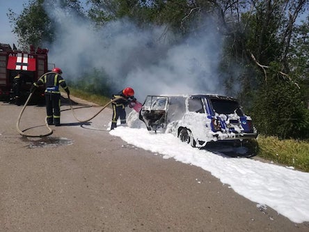 Свежие новости: На Николаевщине сгорел ВАЗ -2104