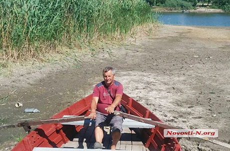 Свежие новости: Вода в Южном Буге в районе Первомайска упала до критического уровня