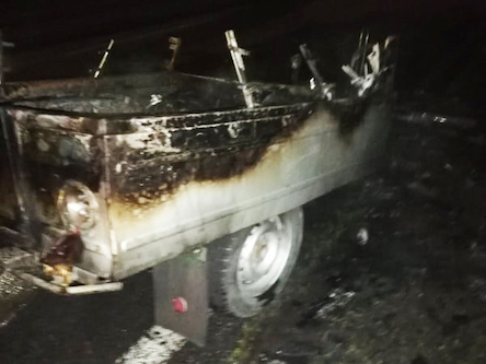 Свежие новости: В Первомайском районе сгорел прицеп автомобиля