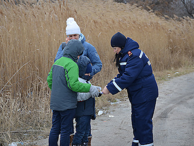 Свежие новости: Спасатели просят николаевцев не рыбачить на замерзшей реке