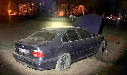 Свежие новости: Пьяный николаевец сжег свой BMW