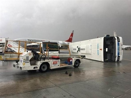 Свежие новости: На турецкий аэропорт обрушился мощный смерч: 12 пострадавших