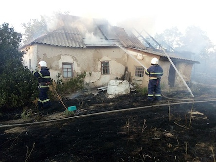 Свежие новости: На Николаевщине произошел пожар пожар жилого дома и хозяйственных сооружений