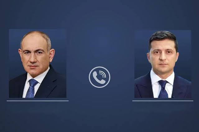 Свежие новости: Зеленський і Пашинян зідзвонились та обговорили напрямки співпраці