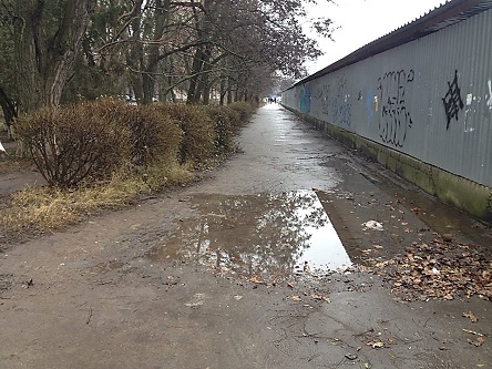 Свежие новости: «Сплошная грязь и болото», - николаевский журналист о разбитом тротуаре на улице Космонавтов