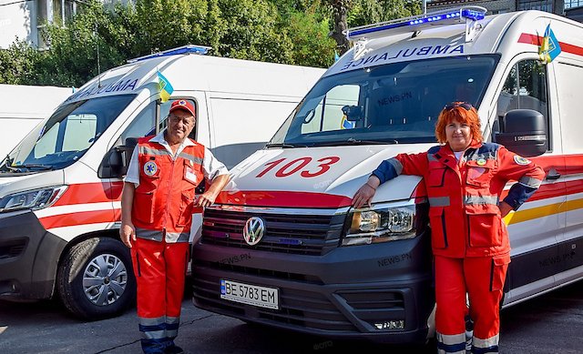 Свежие новости: Николаевскому Центру экстренной медпомощи передали 20 «скорых» за ₴36 миллионов