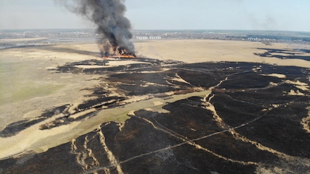 Свежие новости: В Николаевской области зафиксировали поджог камыша
