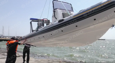 Свежие новости: Новая полиция получила первый водный транспорт