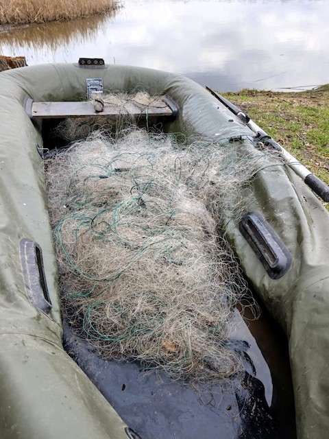 Свежие новости: У Баштанському районі вилучено 200 метрів браконьєрських сіток