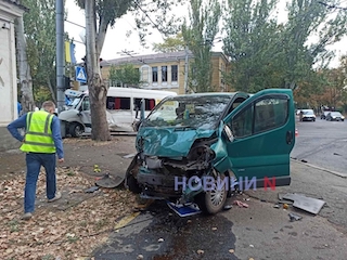 Свежие новости: Масштабна ДТП у центрі Миколаєва