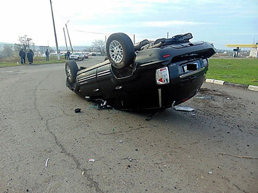 Свежие новости: В Доманевке на «кольце» перевернулся внедорожник