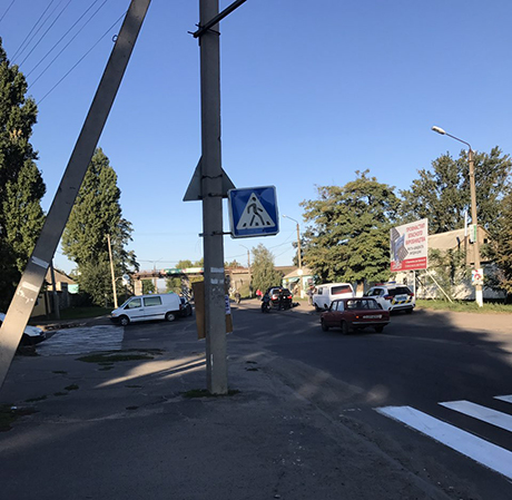 Свежие новости: У Вознесенську сталася аварія: водій легкового автомобілю в'їхав у мікроавтобус