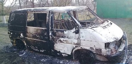 Свежие новости: В Волынской области сожгли автомобиль священника