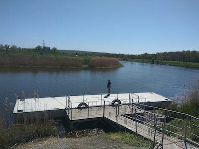 Свежие новости: В Вознесенске спустили на воду плавучий понтон для удобства швартования «ракеты»