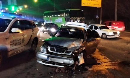 Свежие новости: Появилось ДТП с тремя пострадавшими в Николаеве