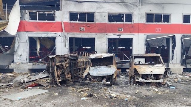 Свежие новости: Новый терминал «Новой почты» в Николаеве после ракетного обстрела полностью разрушен