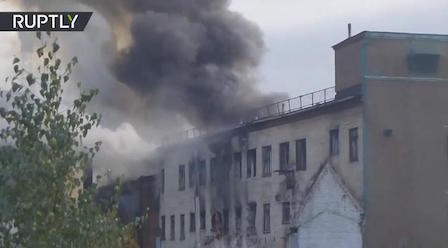 Свежие новости: ВИДЕО. Как горит «Серп и Молот»: в Москве снова большой пожар