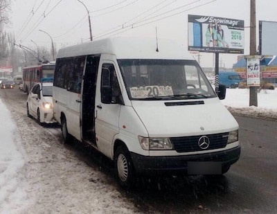 Свежие новости: В Николаеве пьяный водитель маршрутки убегал от полиции