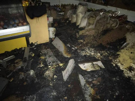 Свежие новости: В Вознесенске горел продуктовый магазин