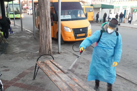 Свежие новости: ФОТО: В Вознесенске началась дезинфекция общественных мест