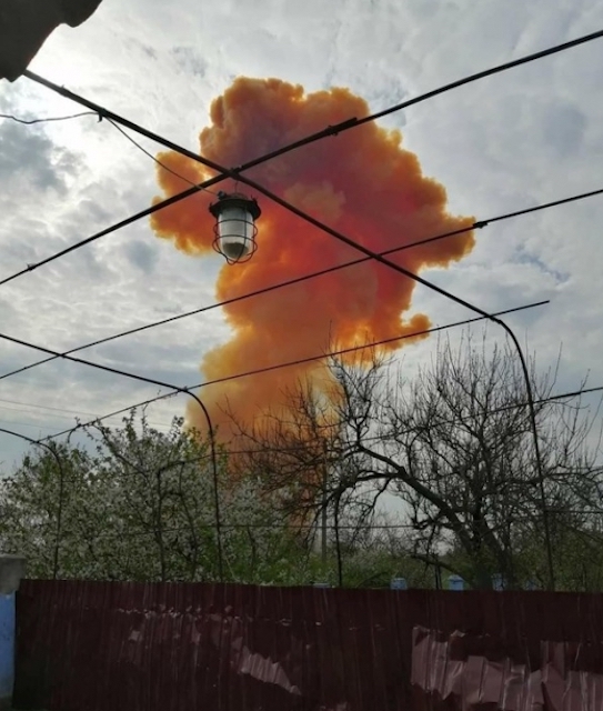 Свежие новости: Появилось видео «гриба», возникшего после взрыва склада с удобрениями в Николаевской области