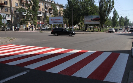 Свежие новости: До конца года в Николаеве планируют нанести 2,5 тысячи м² разметки холодным пластиком