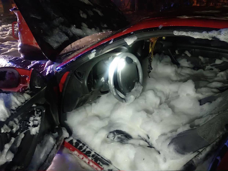 Свежие новости: В Николаеве сгорел автомобиль TOYOTA Celica