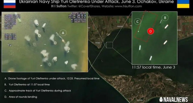 Свежие новости: В Очакове корабль ВМС Украины совершил драматический побег и выстоял после обстрела