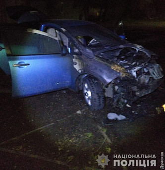 Свежие новости: В Одесской области сожгли автомобиль и.о. мэра
