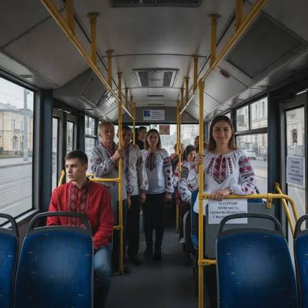 Свежие новости: Вишиванка замість квитка: 24 серпня в Миколаєві возять безкоштовно
