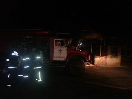 Свежие новости: Рятувальники Баштанщини ліквідували пожежу в кафе