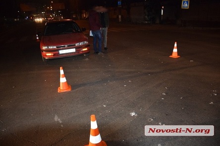 Свежие новости: ФОТО: В Николаеве Honda сбила пешехода на переходе