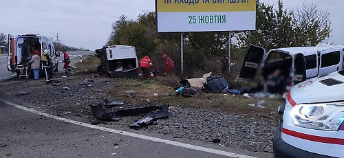 Свежие новости: В Одесской области произошло смертельное ДТП с двумя микроавтобусами