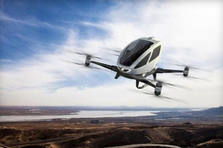 Свежие новости: Появилось видео испытания уникального летающего такси