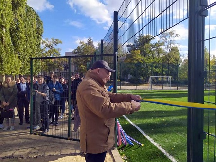 Свежие новости: В Южноукраїнську з урочистостями відкрили новий спортивний майданчик