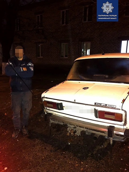 Свежие новости: В Николаеве патрульным за нарушение ПДД попался водитель под кайфом