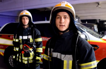 Свежие новости: Николаевские спасатели приняли вызов и поучаствовали в зрелищном мировом челлендже